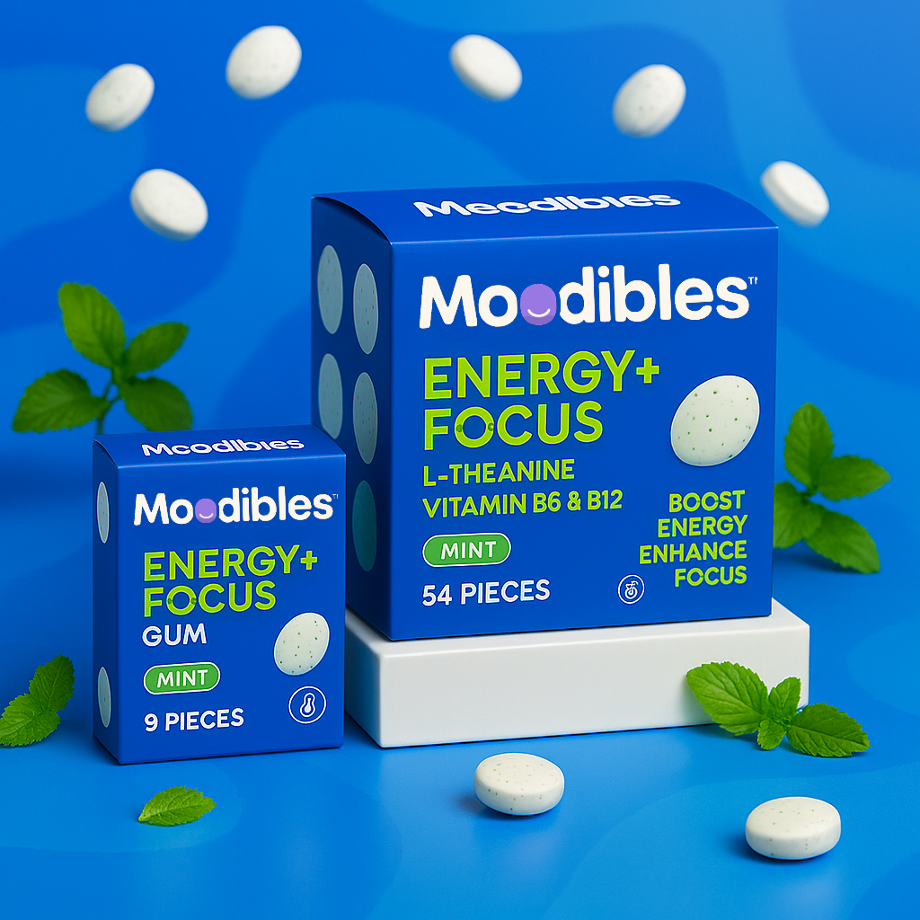 Moodibles Energy + Focus Gum