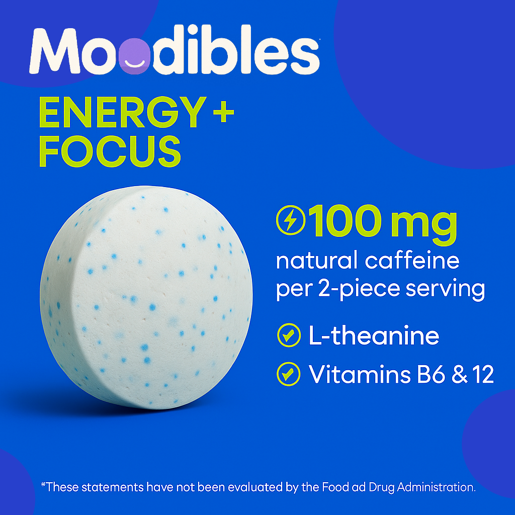 Moodibles Energy + Focus Gum